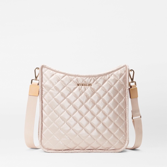 NWT MZ Wallace Metro Box Handbag – Shimmering Pale Rose Gold - $245 Orig Price - Picture 1 of 10